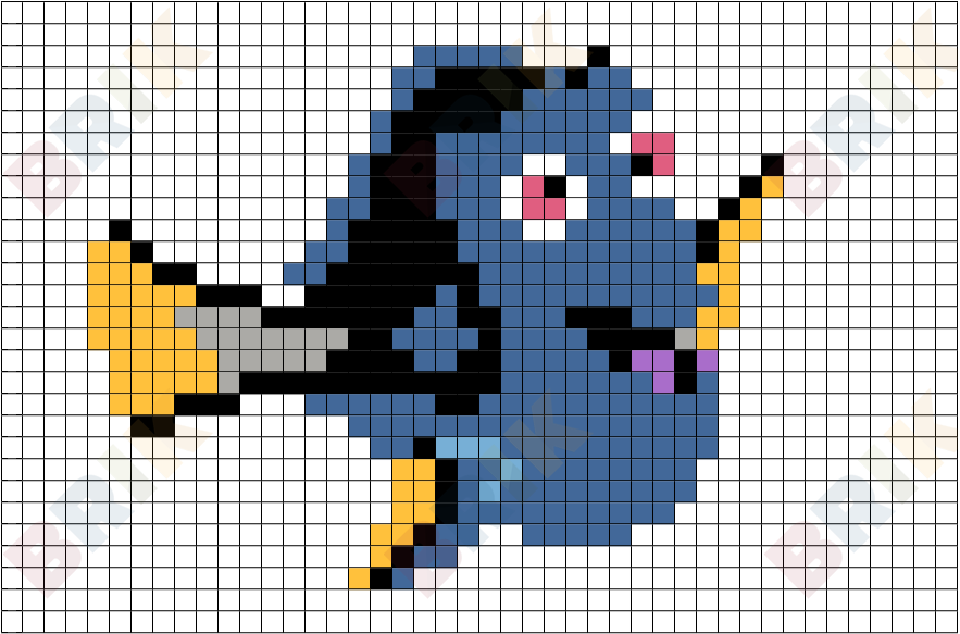 Dory Pixel Art