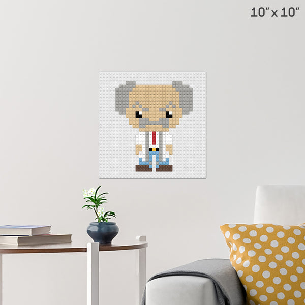 Dr. Wily Brick Poster