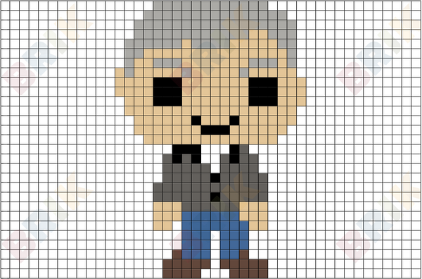 Dr. Watson Pixel Art