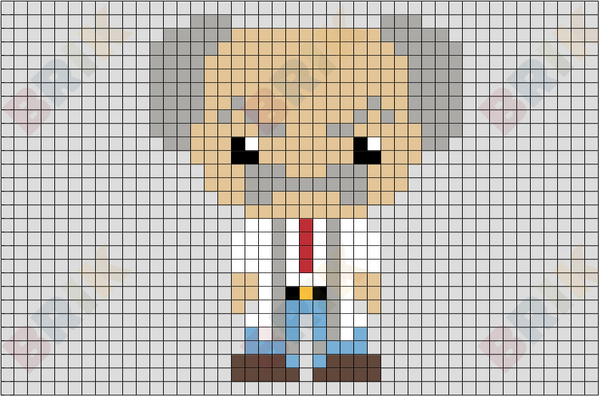 Dr. Wily Pixel Art