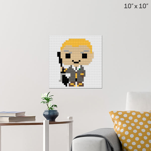 Draco Malfoy Brick Poster