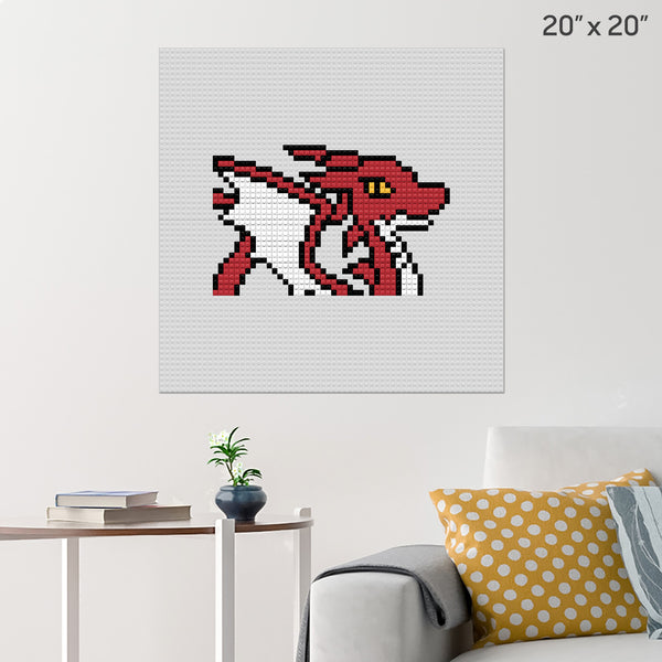 Dragon Brick Poster