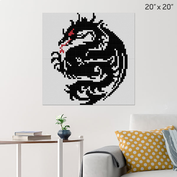 Dragon Brick Poster
