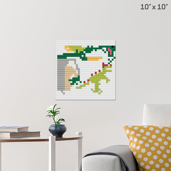 dragon Brick Poster