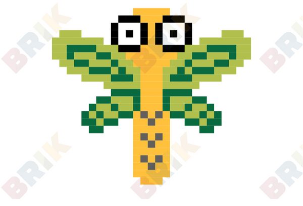 Dragonfly Pixel Art