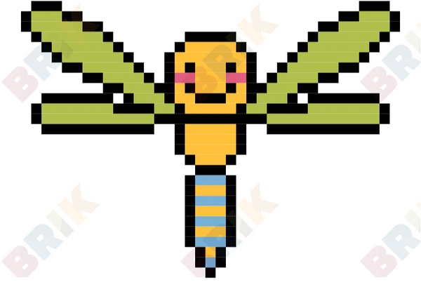Dragonfly Pixel Art
