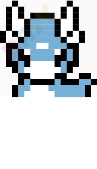Dratini Pixel Art