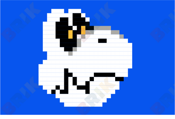 Dry Bones Pixel Art