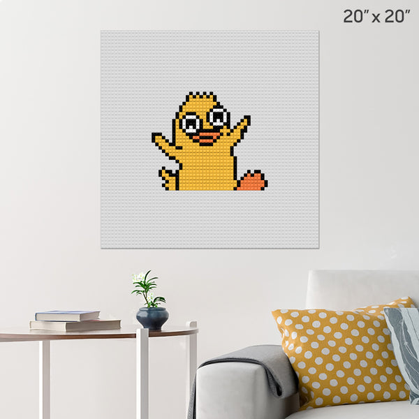 Ducky Momo Brick Poster