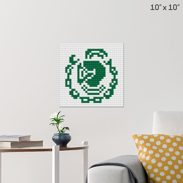 Dullahan Head Brick Poster