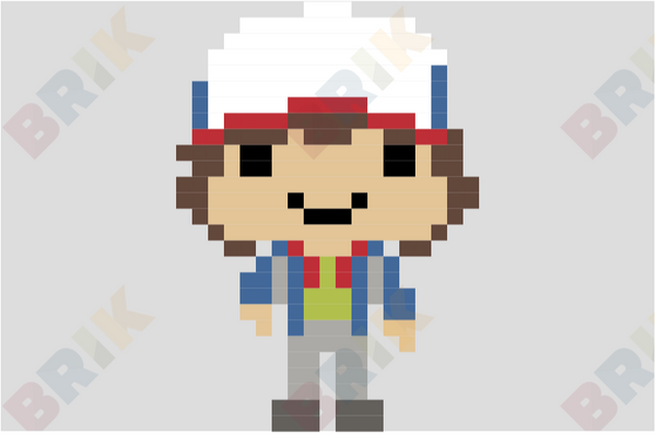 Dustin Henderson Pixel Art