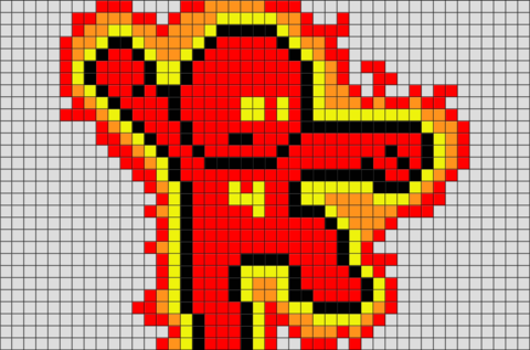 Torch Pixel Art