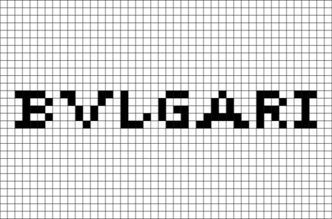 Bvlgari Pixel Art