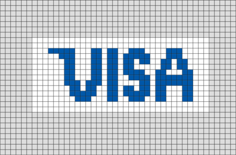 Visa Pixel Art