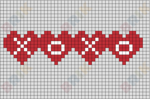 XOXO Pixel Art