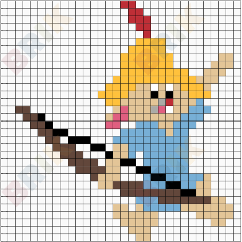 Skippy Pixel Art