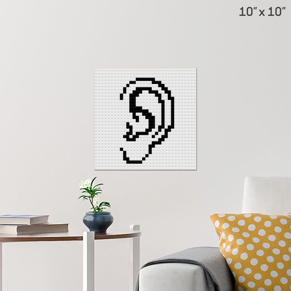 Ear Brick Poster