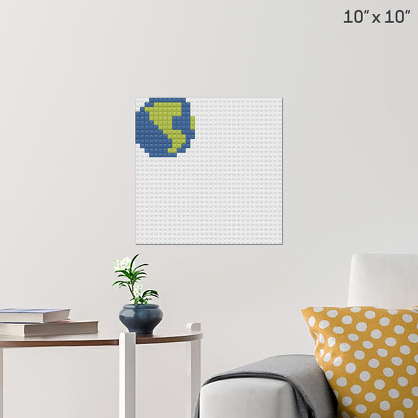 earth Brick Poster