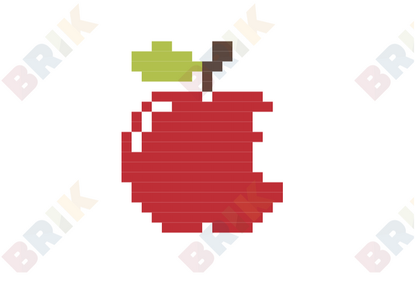 Eat a Red Apple Day Pixel Art