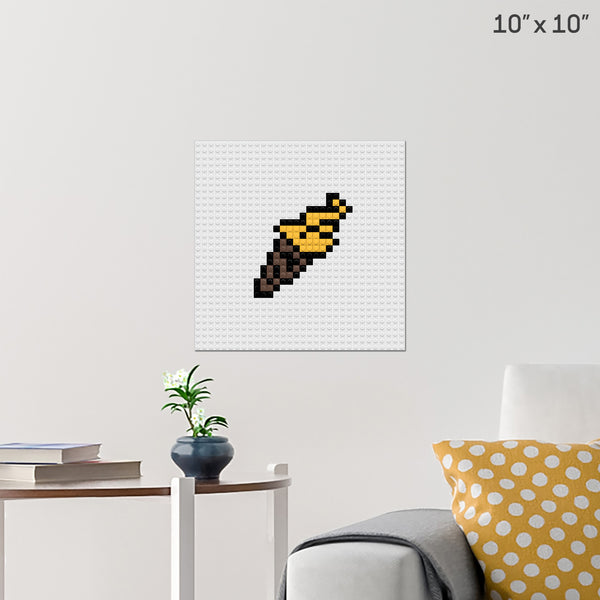 Eat Ice Cream for Breakfast Day Brick Poster