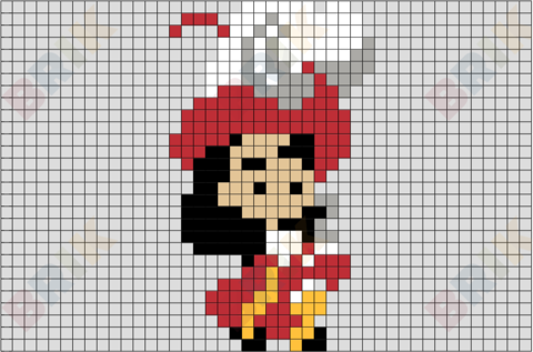 Captain Hook Pixel Art