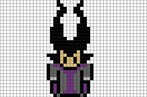 Maleficent Pixel Art