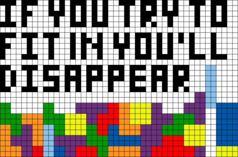 Tetris Philosophy Pixel Art