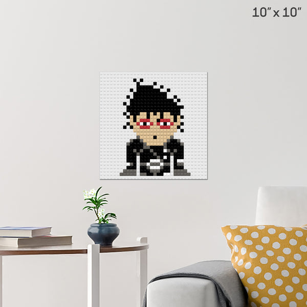 Edward Scissorhands Brick Poster