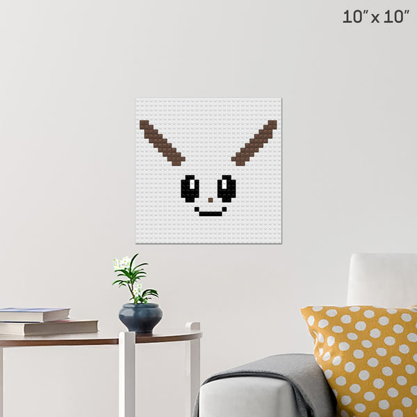 Eevee face Brick Poster