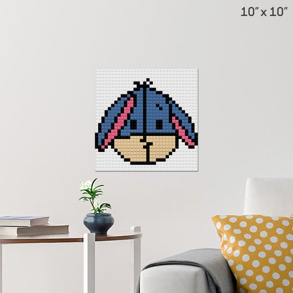 Eeyore Brick Poster