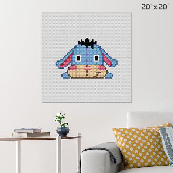 Eeyore Brick Poster