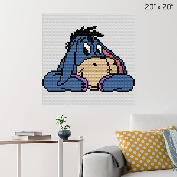 Eeyore Brick Poster