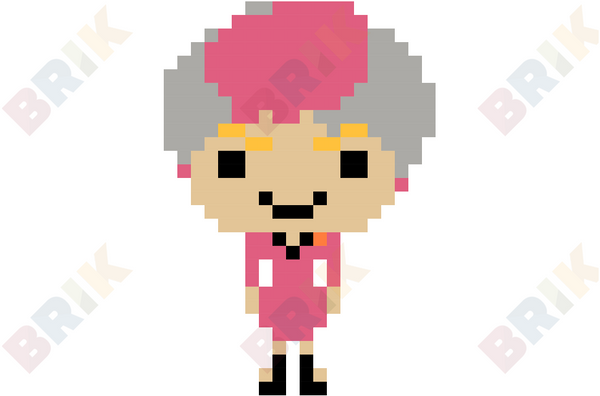Effie Trinket Pixel Art