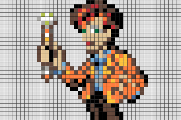 Eleventh Doctor Pixel Art