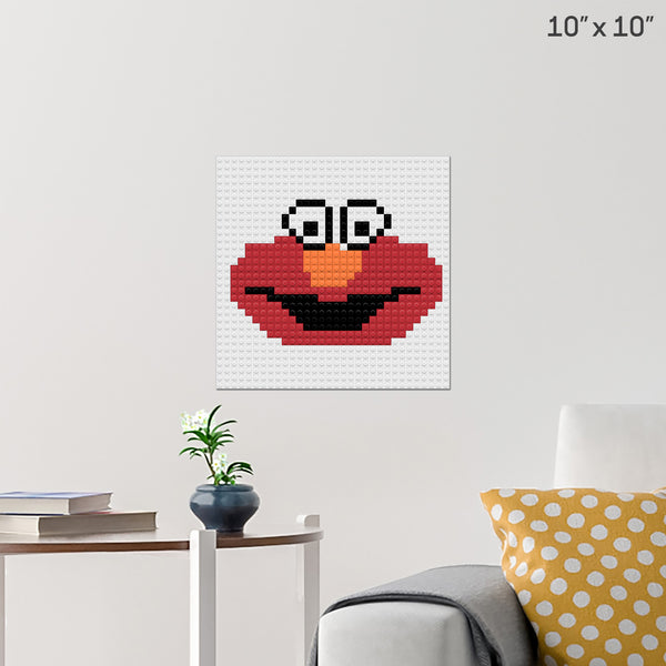 Elmo Brick Poster