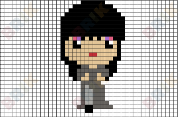 Elvira Pixel Art