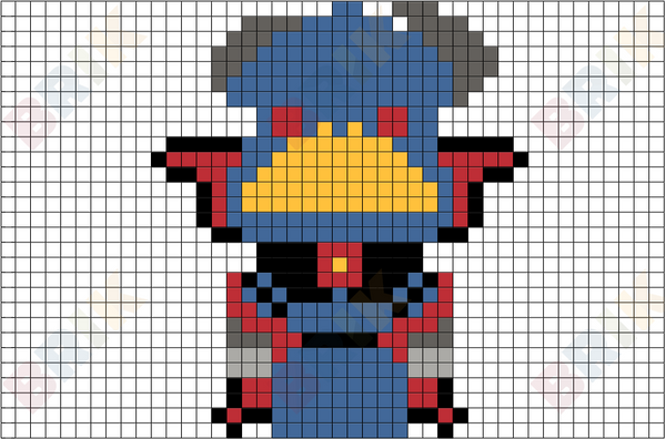 Emperor Zurg Pixel Art