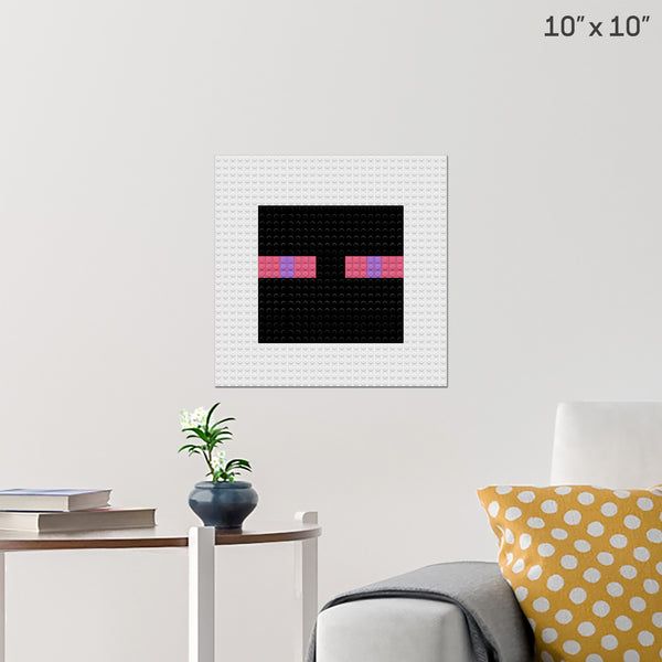 Enderman Brick Poster