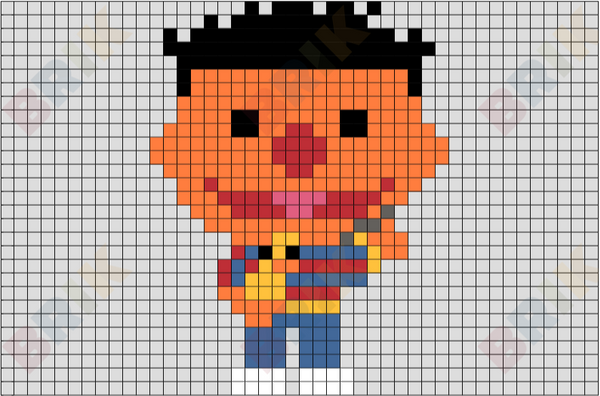 Ernie Pixel Art