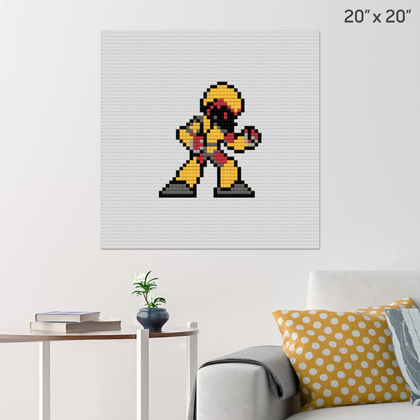 Evil Robot Brick Poster