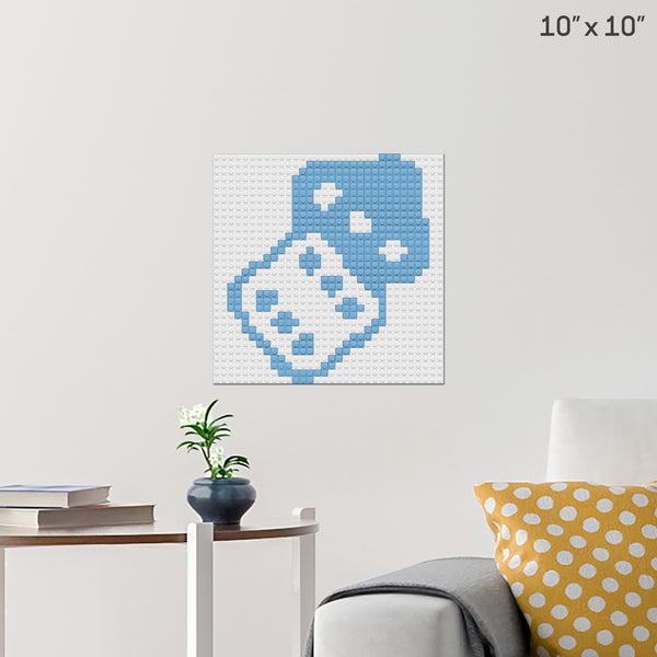Extra Life Dice Brick Poster