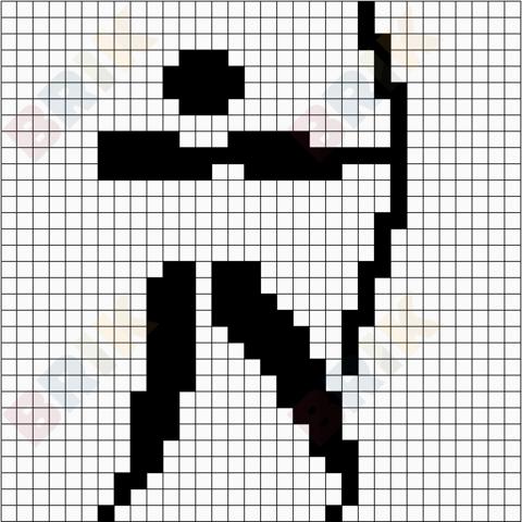 Archery Pixel Art