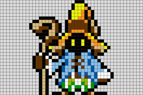 Final Fantasy Vivi Pixel Art