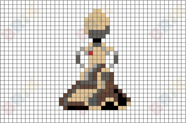FA-4 Pilot Droid Pixel Art