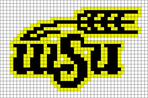 Wichita Shockers Pixel Art Logo