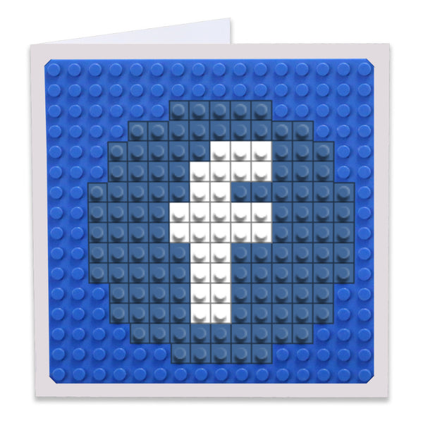 Facebook Icon Greeting Card