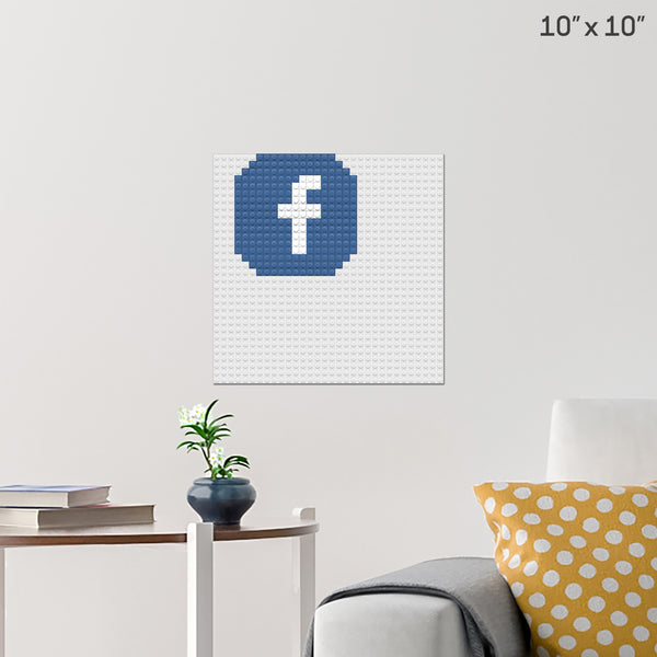Facebook Brick Poster