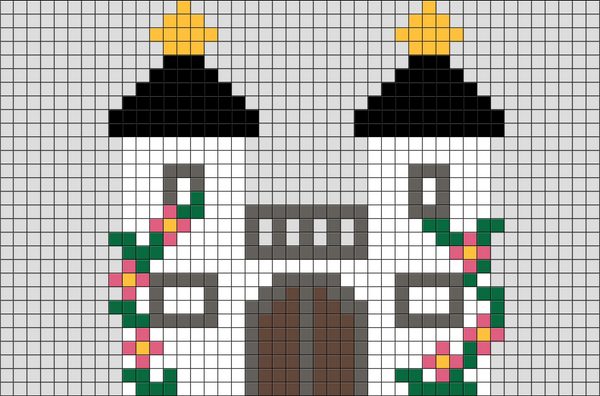 Fairy Castle Pixel Art