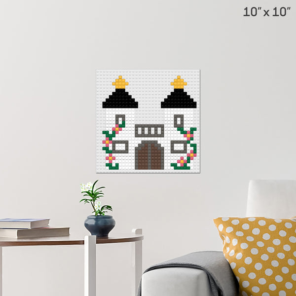 Fairy Castle Brick Poster