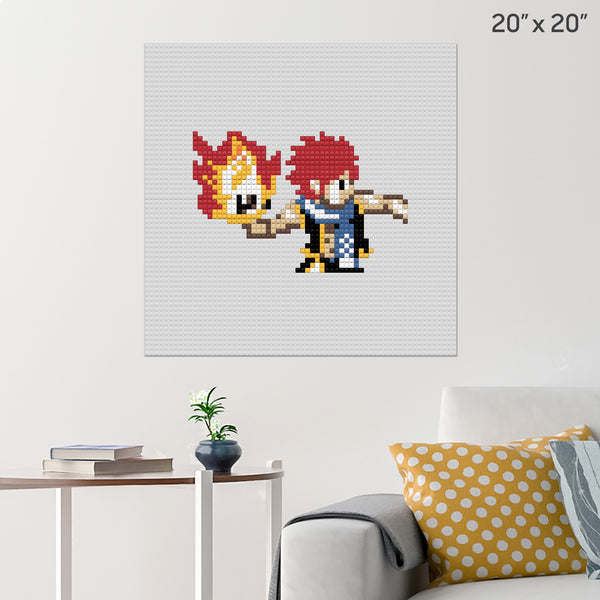 Fairy Tail Natsu Brick Poster